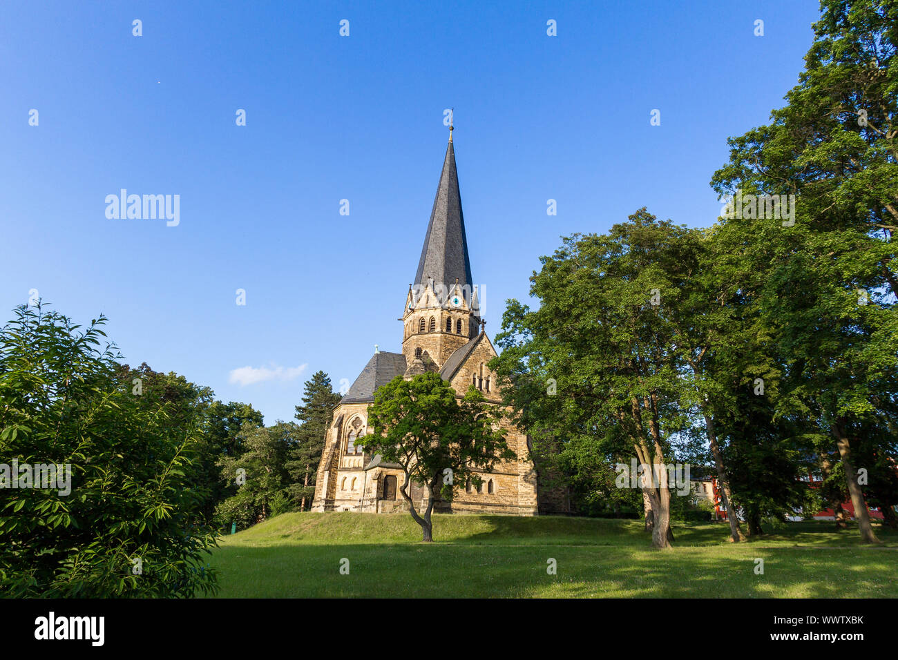 Thale Sankt Petri Church Stock Photo