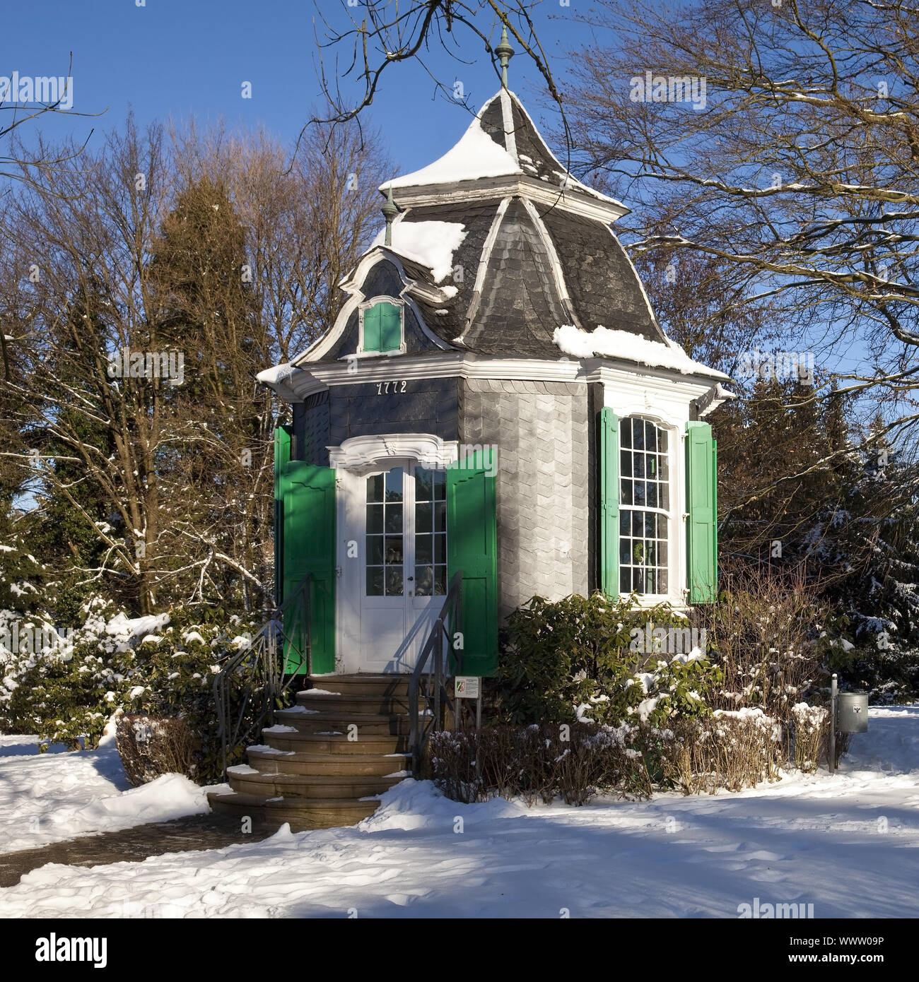 historical Rokoko house in the municipal park, Radevormwald, North  Rhine-Westphalia, Germany, Europe Stock Photo - Alamy