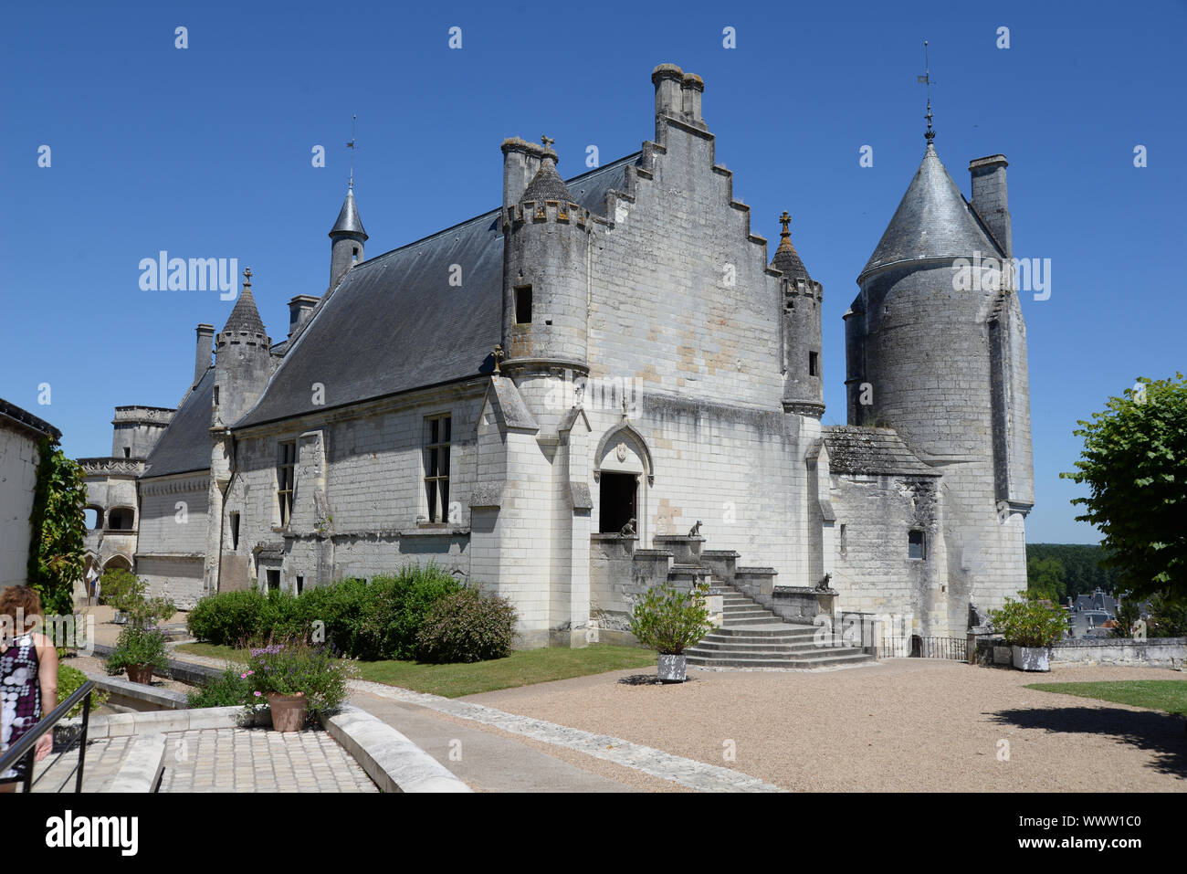 Castle of Loches, France Stock Photo