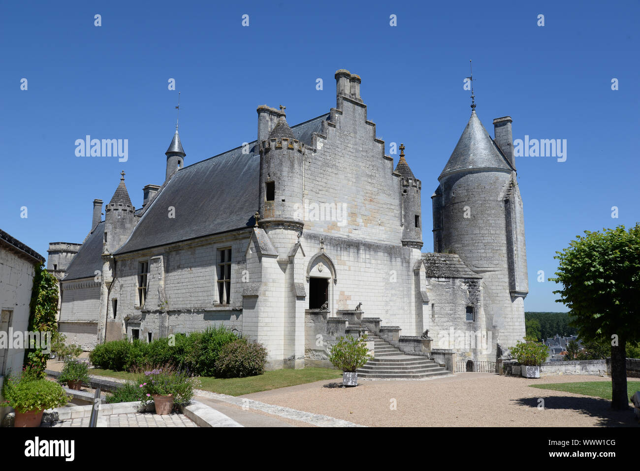 Castle of Loches, France Stock Photo