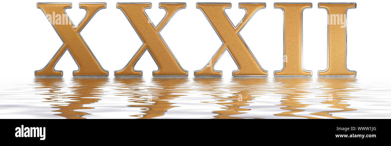 roman-numeral-xxxii-duo-et-