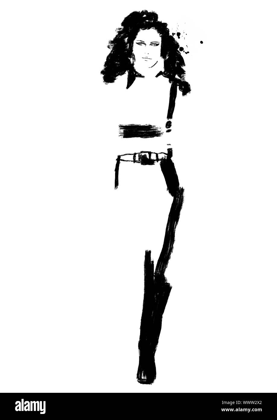 Haute couture model Cut Out Stock Images & Pictures - Alamy
