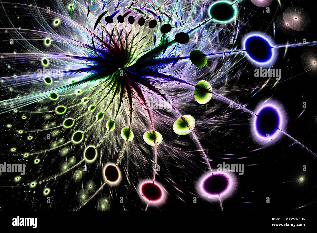 Fractal image with a fancy pattern Stock Photo - Alamy