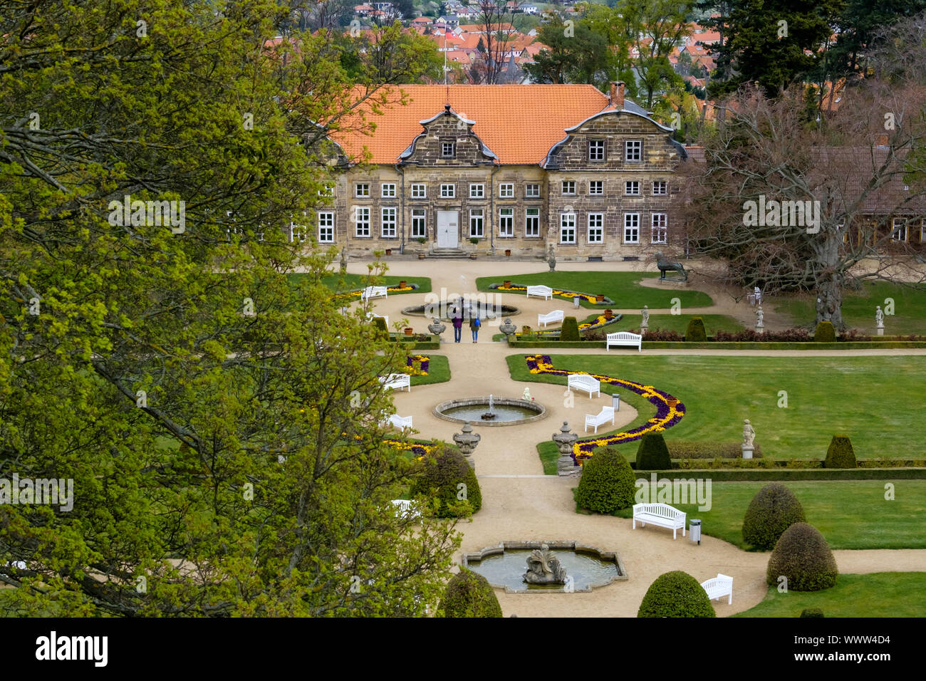 City views of Blankenburg in the Harz Mountains Stock Photo