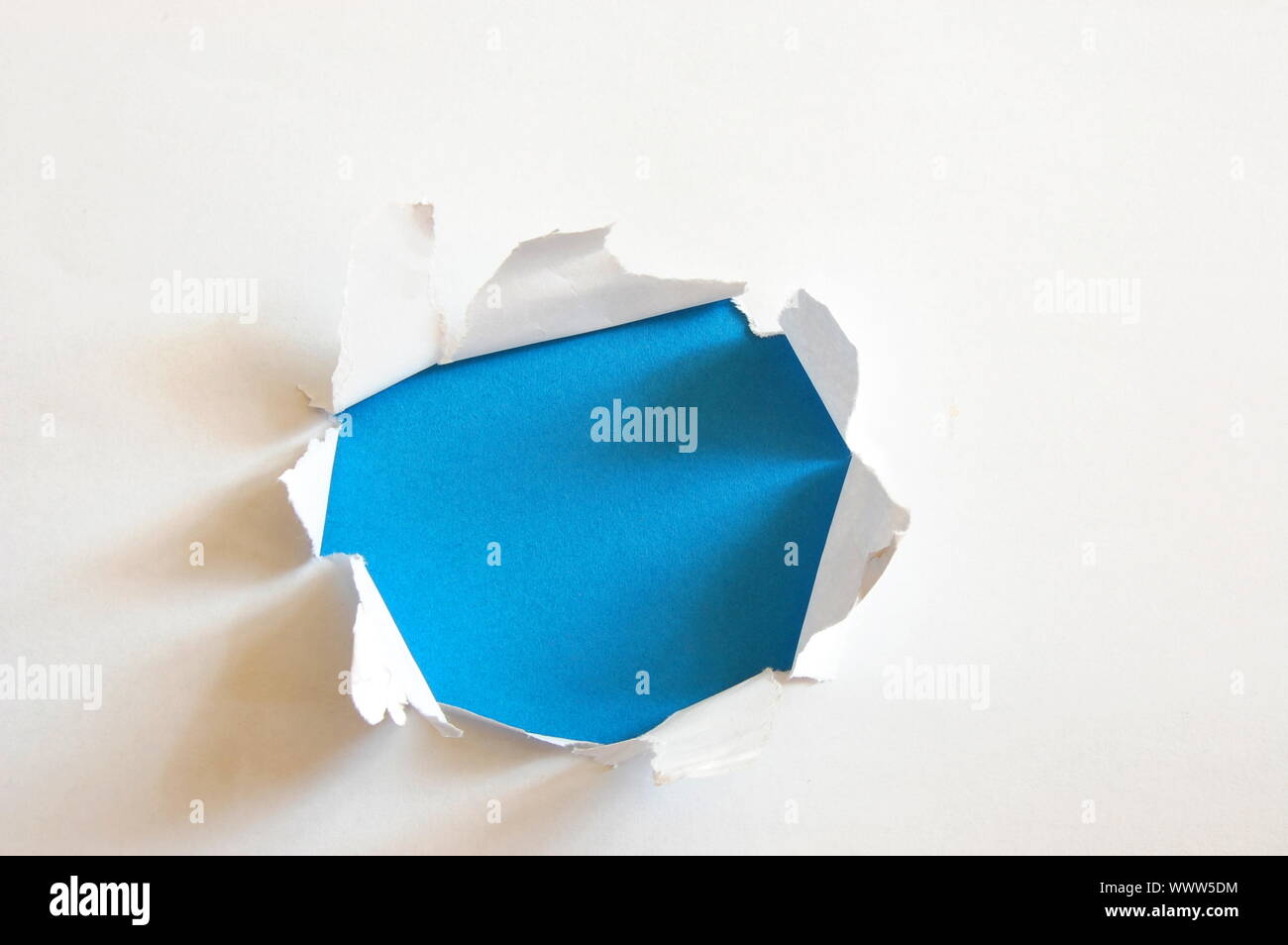 Blue Hole Punch High Resolution Stock Photography And Images Alamy