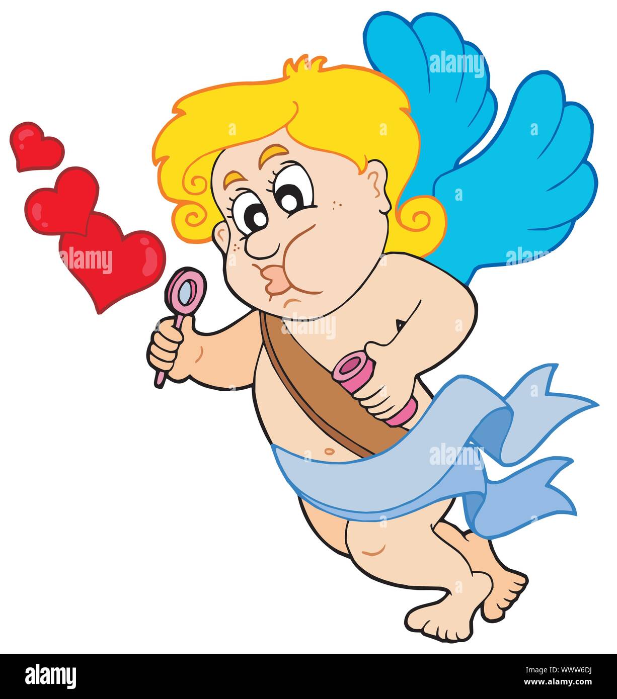 Cupid with bubble maker Stock Vector Image & Art - Alamy