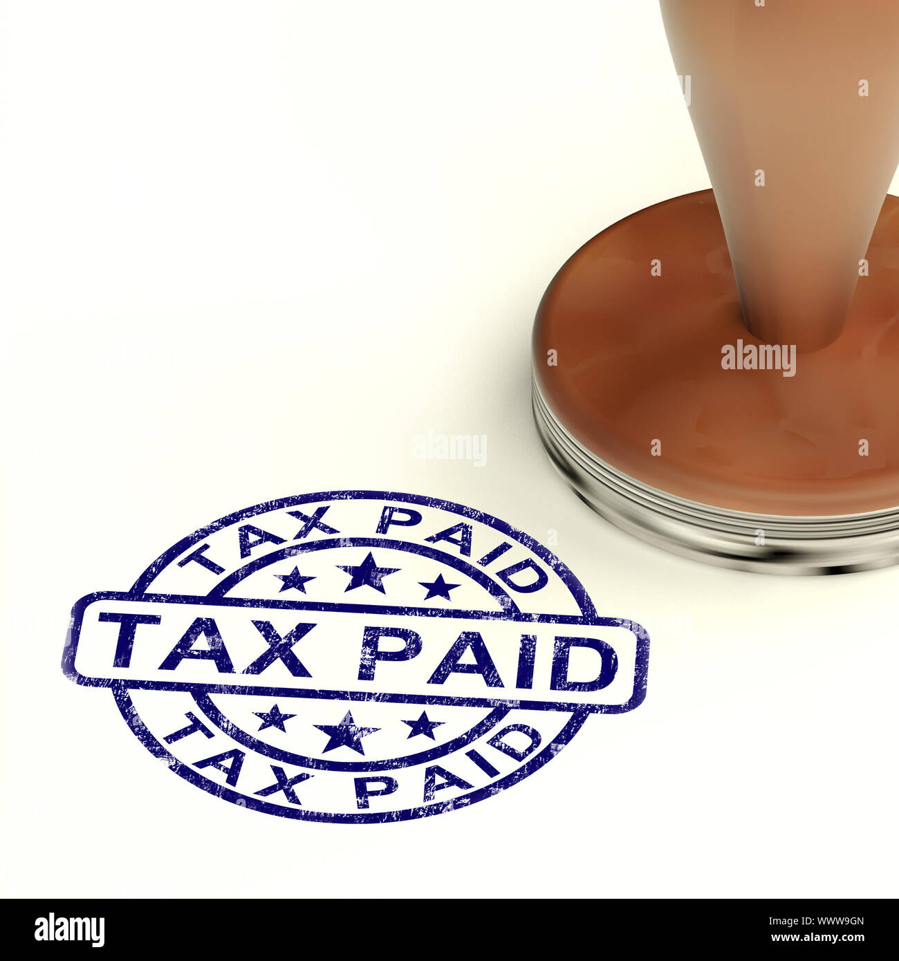 Tax paid stamp hires stock photography and images Alamy