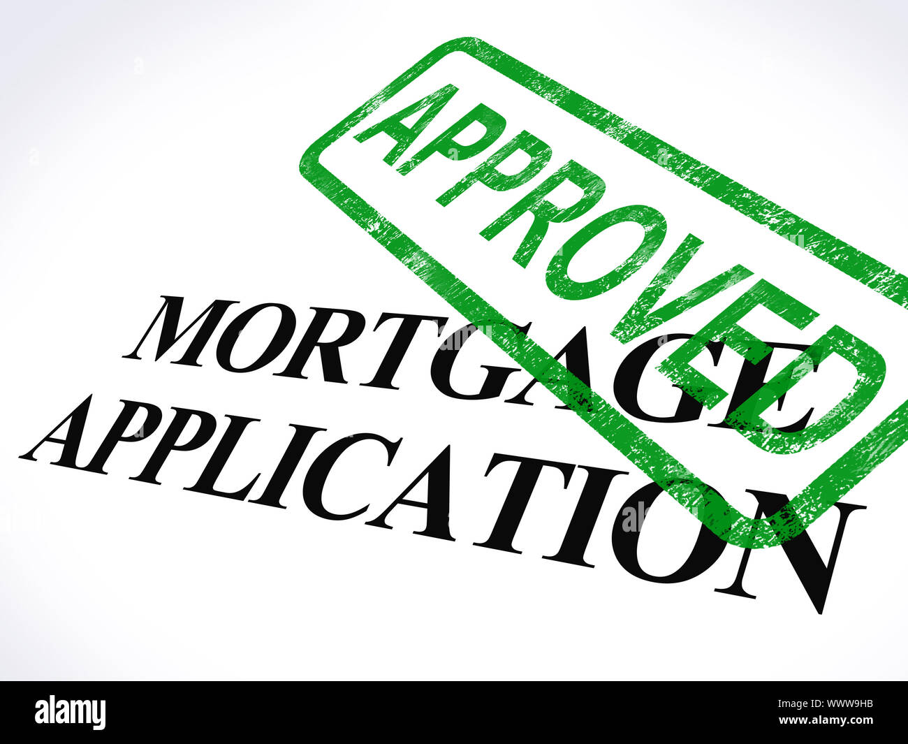 Mortgage approved stamp hires stock photography and images Alamy