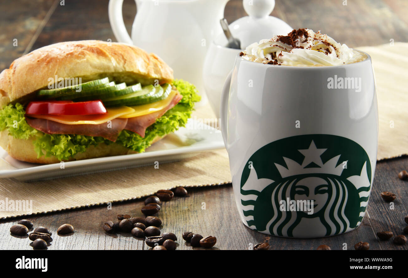 Starbucks, coffee company and coffeehouse chain, founded in Seattle, Wa