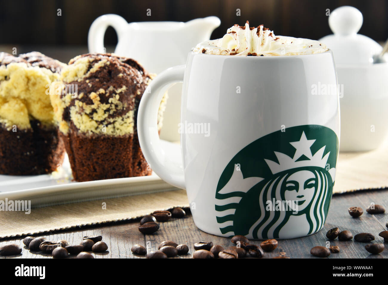 Starbucks, coffee company and coffeehouse chain, founded in Seattle, Wa