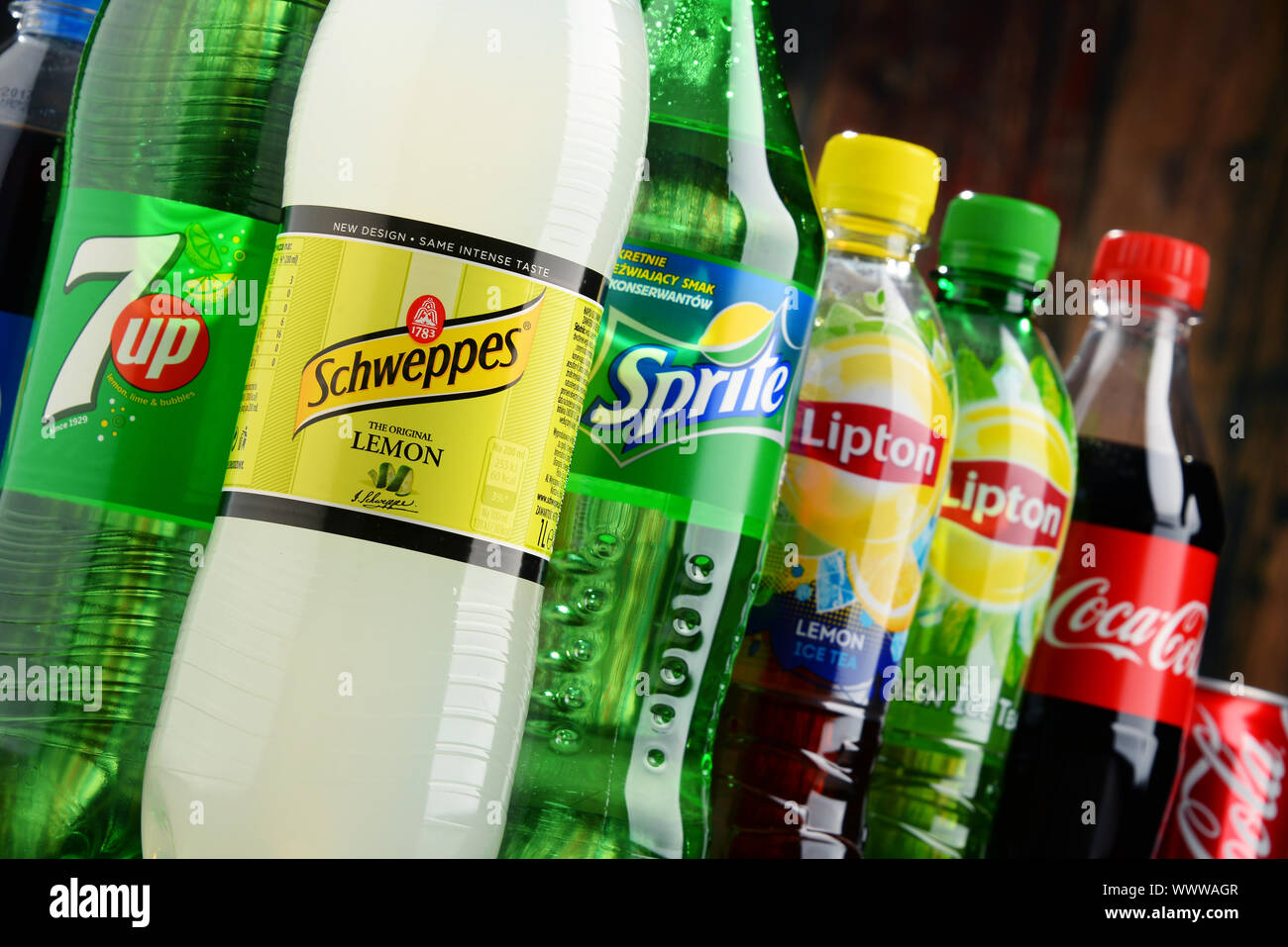 Global soft drink market is dominated by brands of few multinational