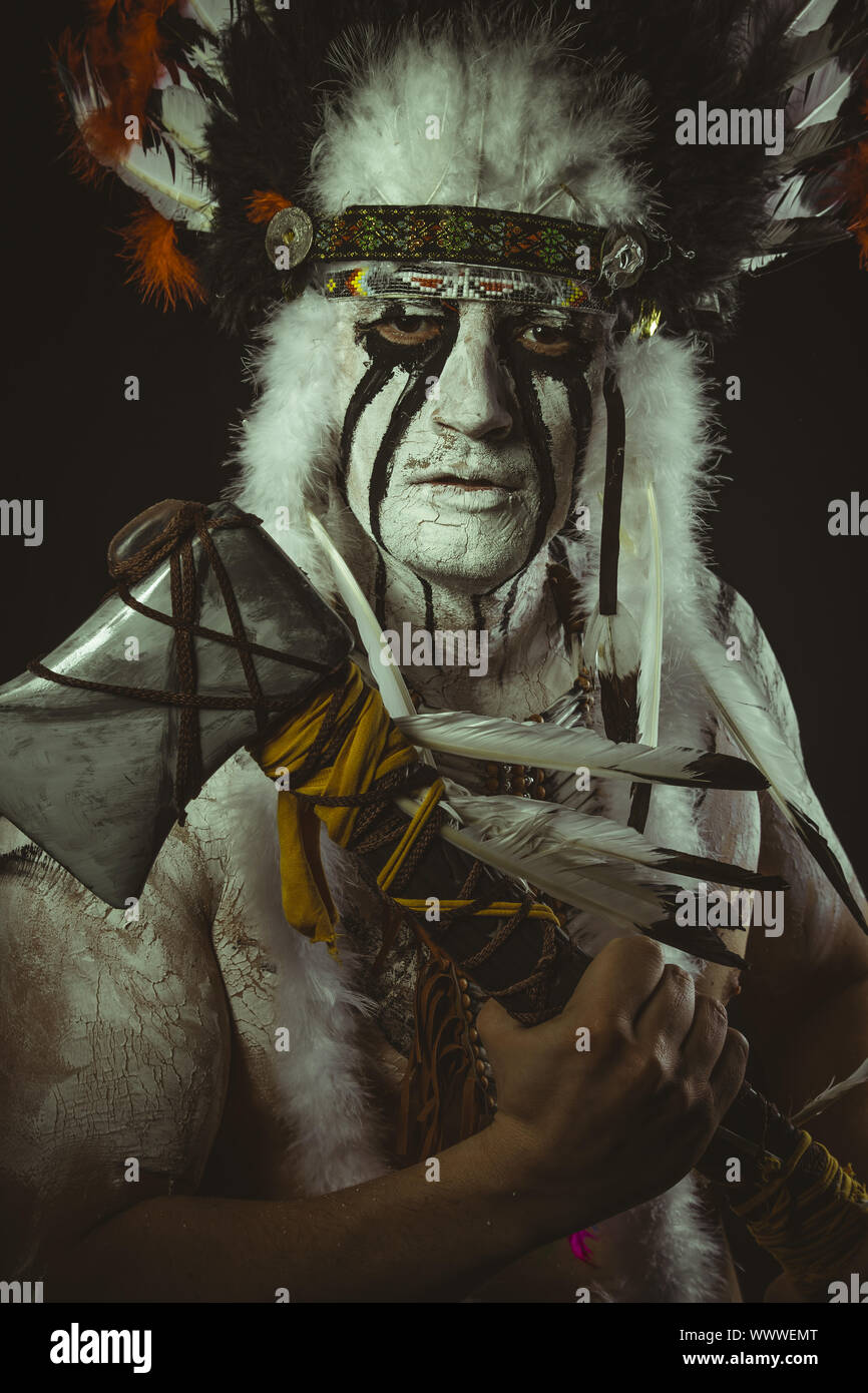 War paint american indian hi-res stock photography and images - Alamy
