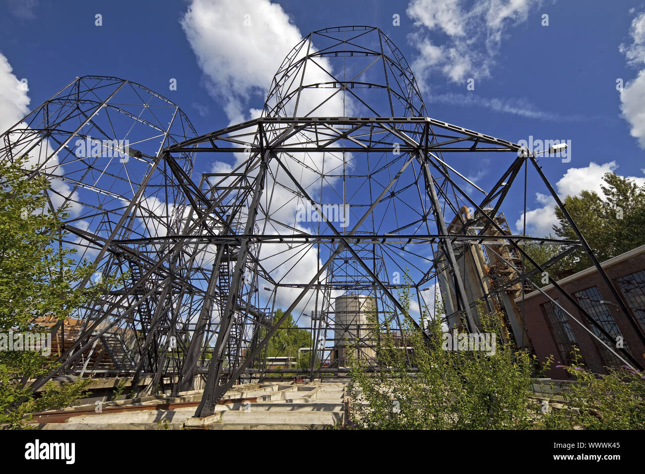 remains of former coking plant Hansa, Dortmund, Ruhr Area, Germany, Europe Stock Photo