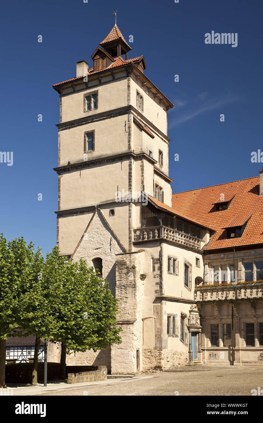 Brake Castle, Weser Renaissance Museum, Lemgo, North Rhine-Westphalia, Germany, Europe Stock Photo