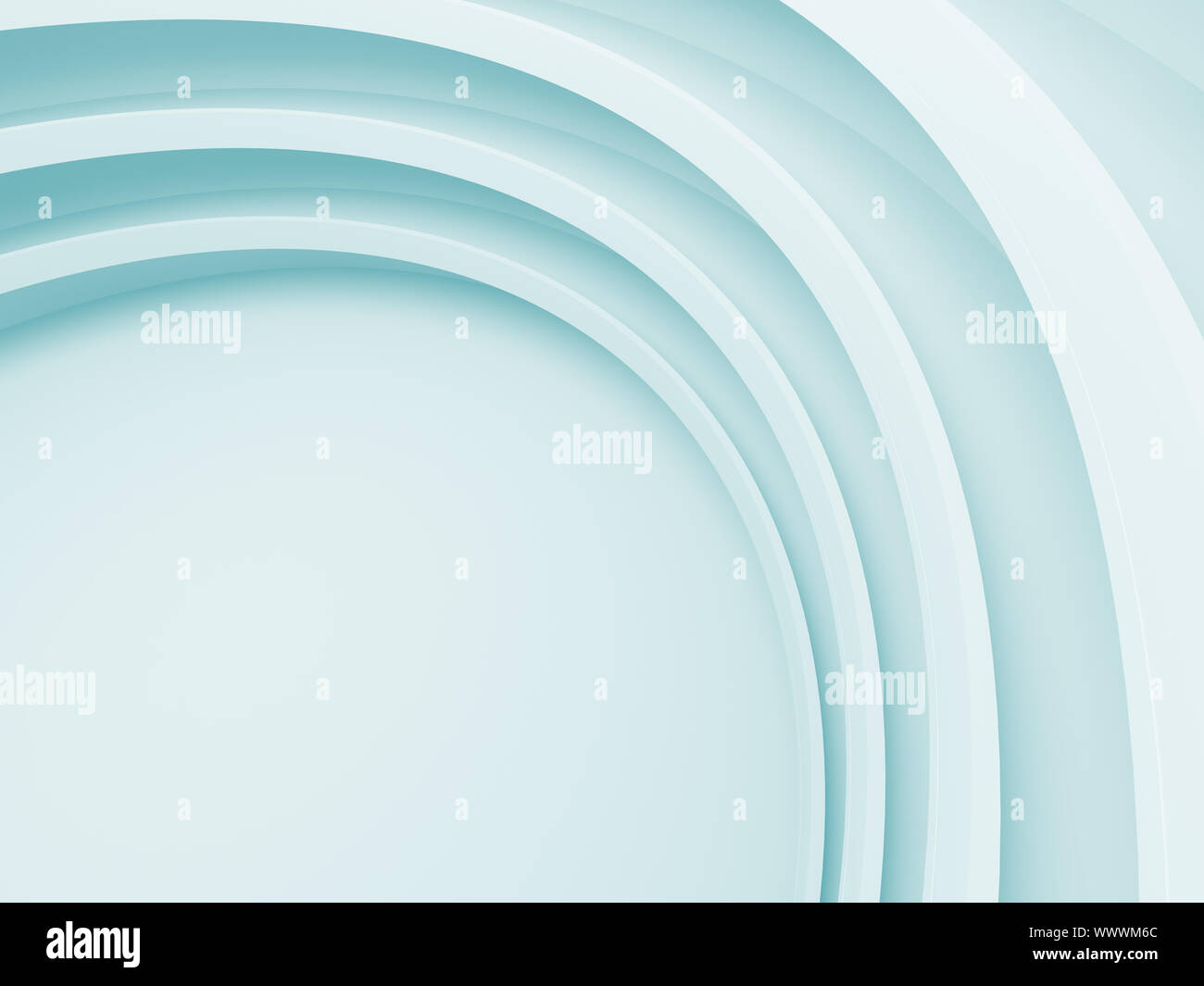 3d Illustration of Blue Abstract Architecture Background Stock Photo ...