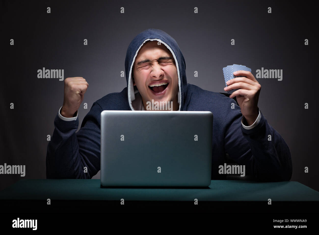 Man Playing Cyberchess Hand Reaching Into Computer To Make Move High-Res  Stock Photo - Getty Images