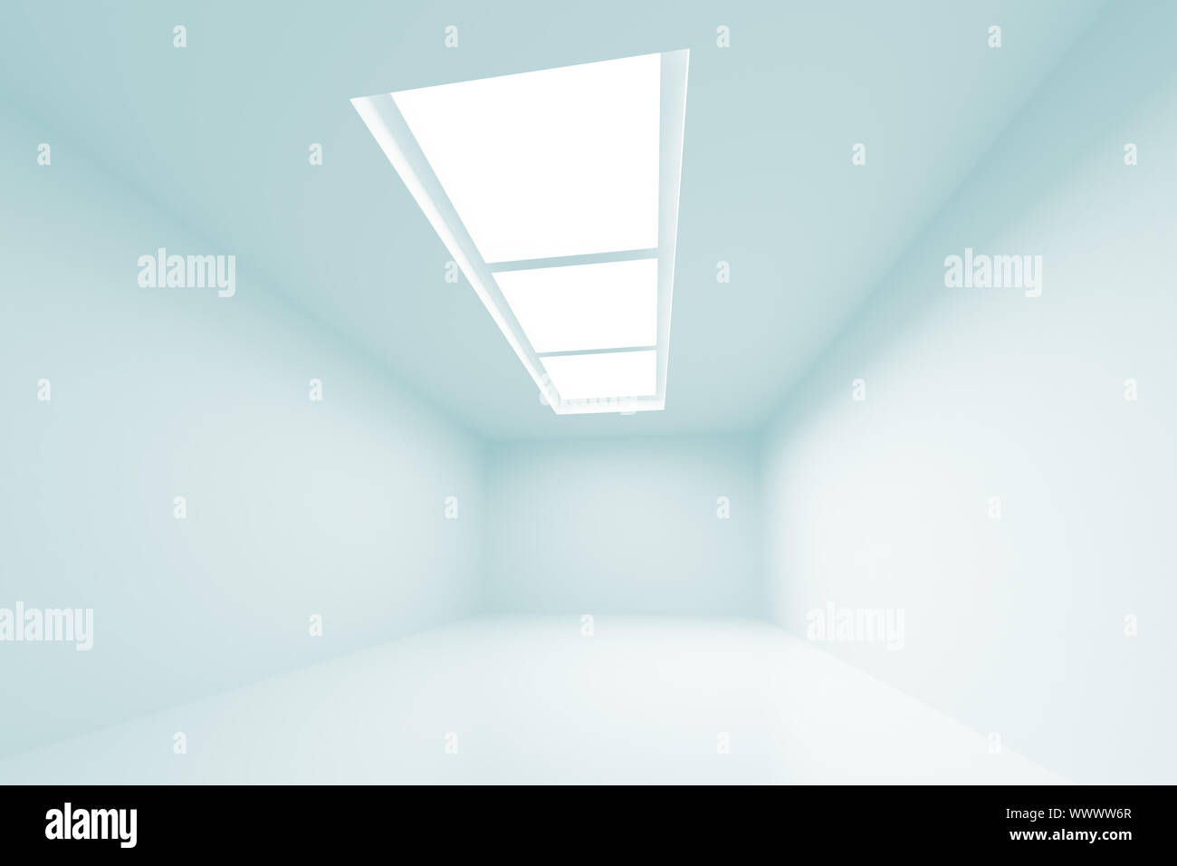 3d Illustration of Blue Abstract Interior Background Stock Photo - Alamy