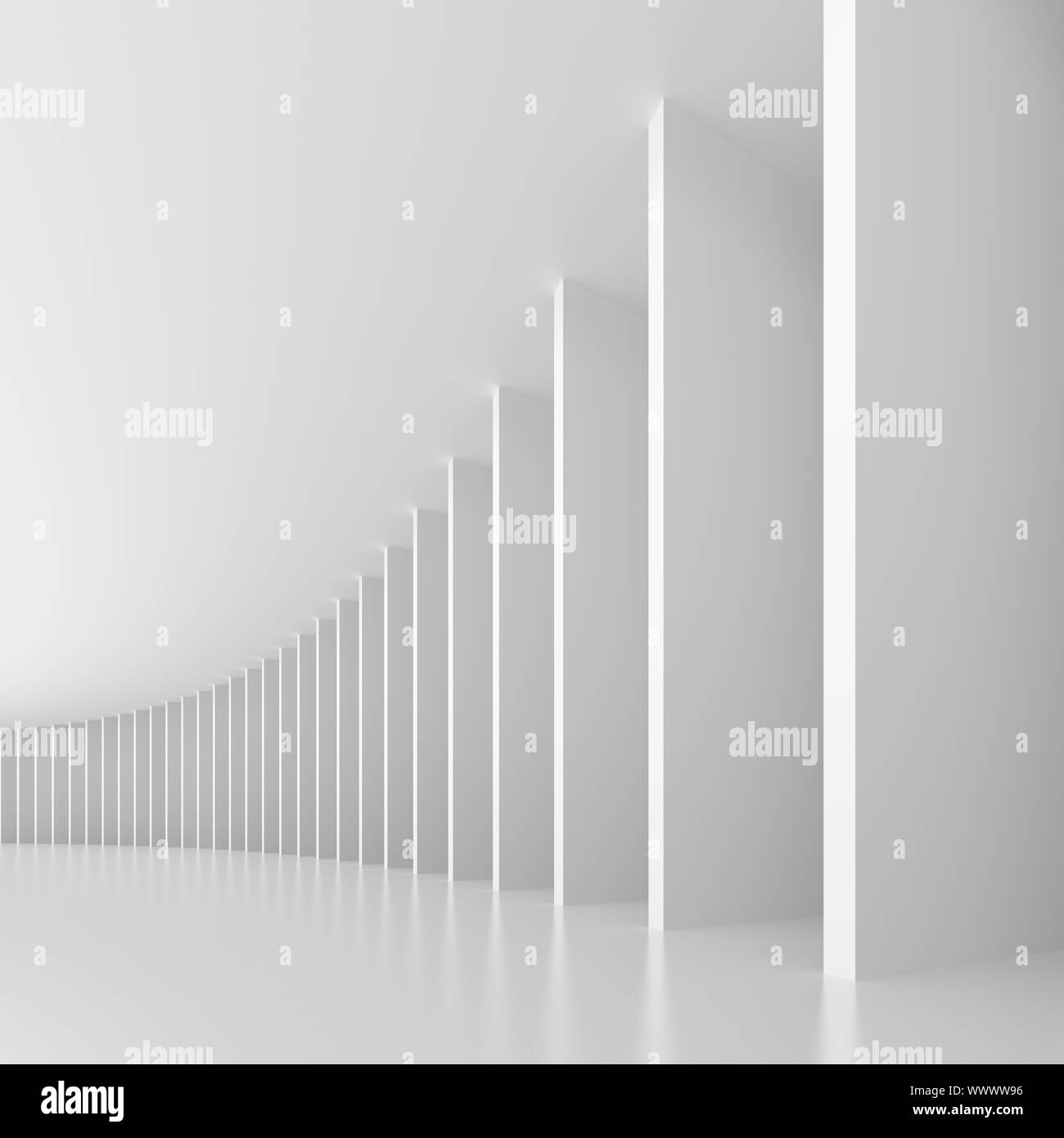 3d Illustration of Blue Abstract Interior Background Stock Photo - Alamy