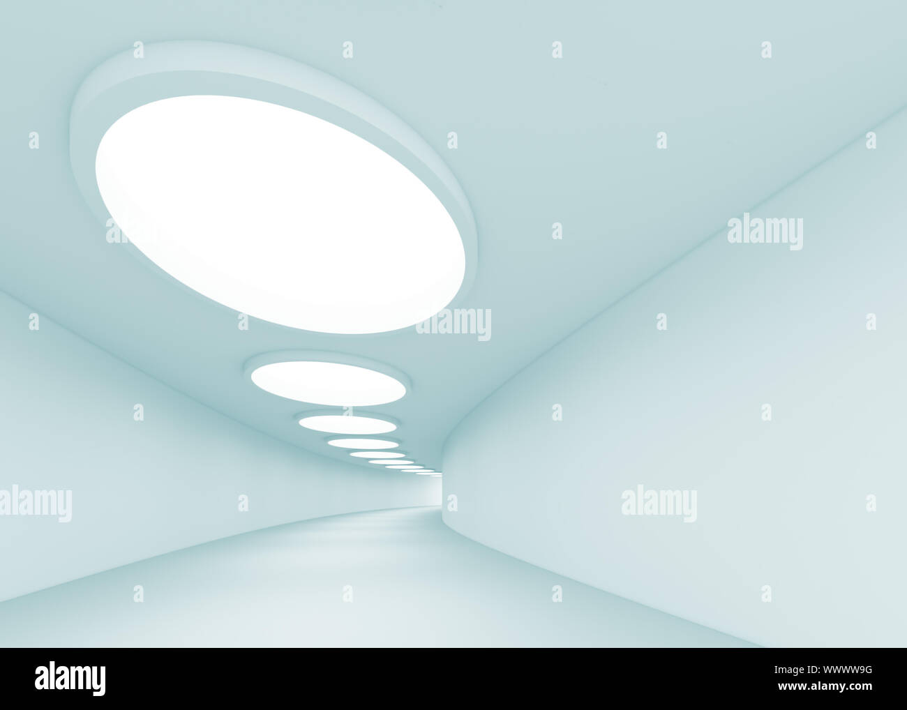 3d Illustration of Modern Abstract Interior Background Stock Photo - Alamy
