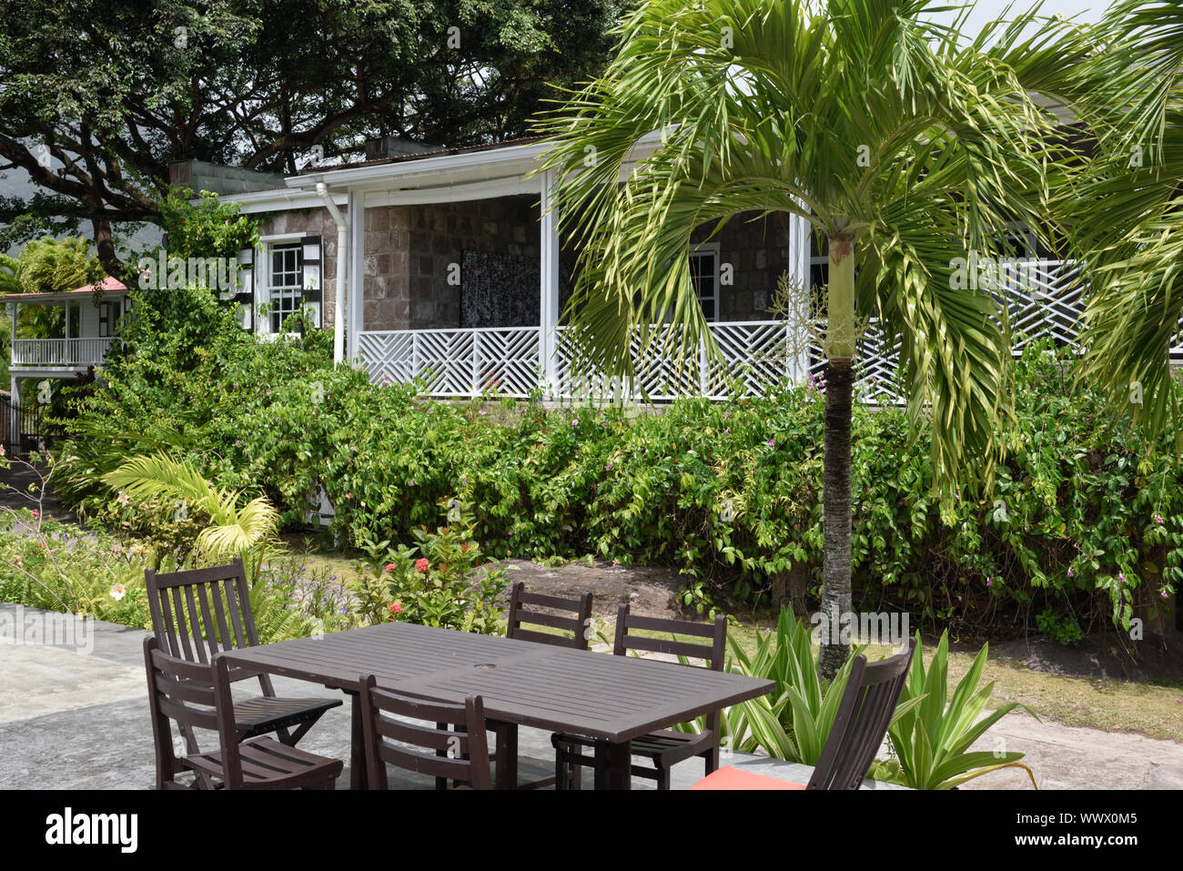 Montpelier Plantation, Nevis, St. Kitts and Nevis, Caribbean island