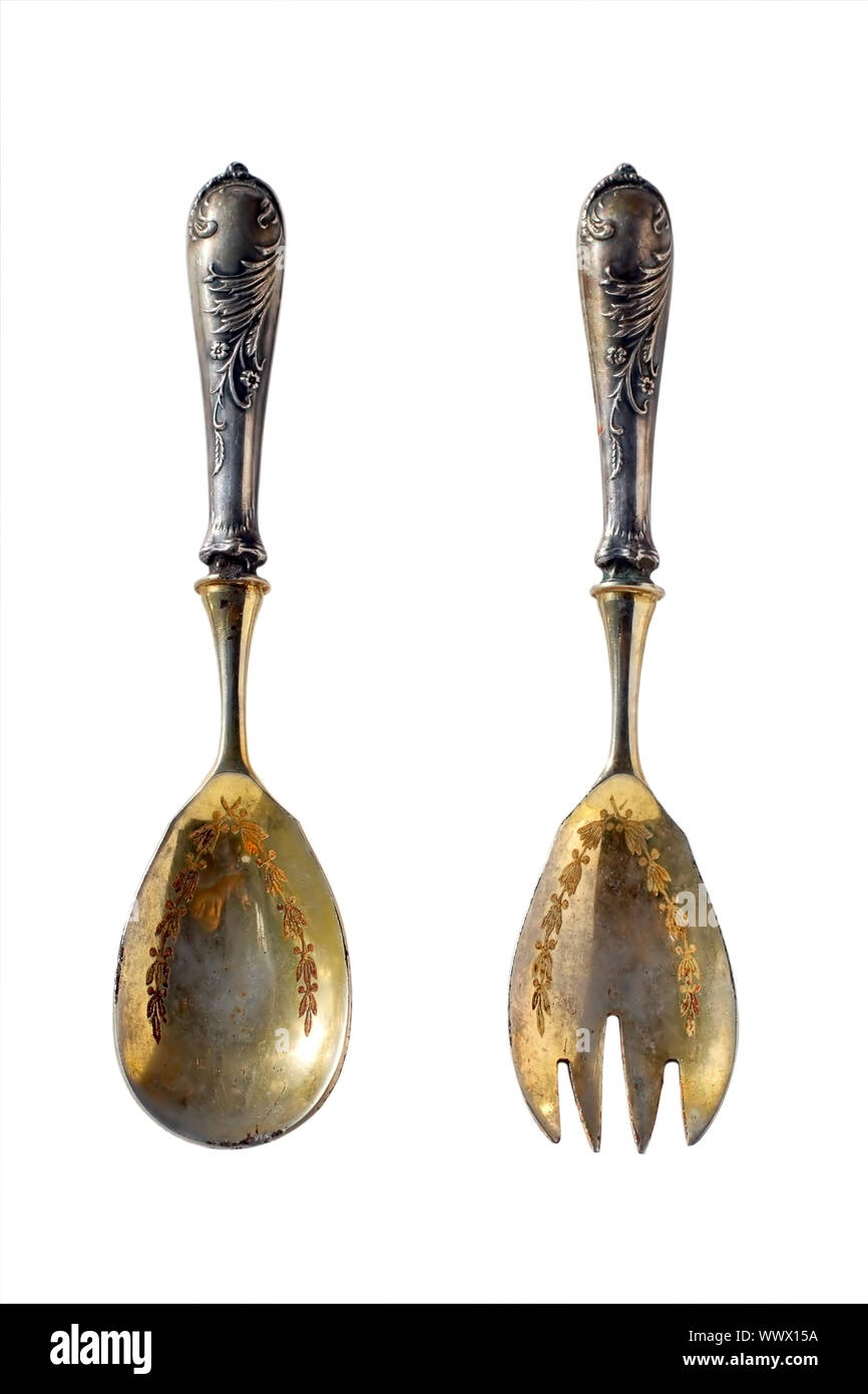 Spoon and fork Stock Photo Alamy