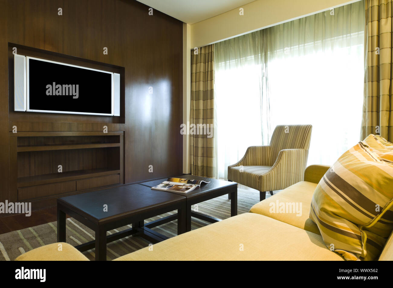 Seating area of a luxury living room Stock Photo - Alamy - Luxury Apartment Seating Areas Design