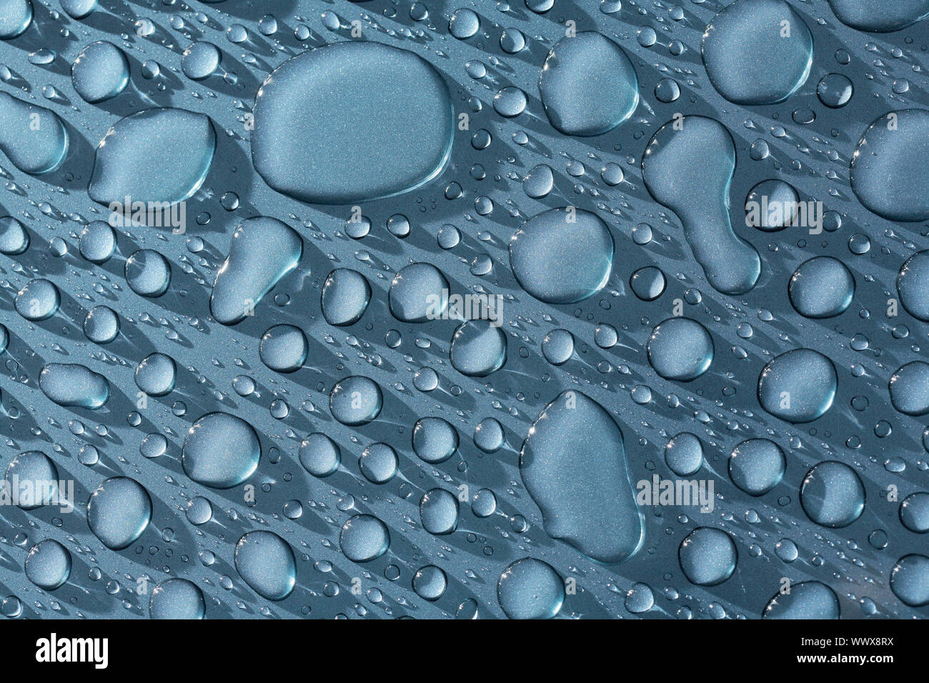 Water beads waxed car hires stock photography and images Alamy