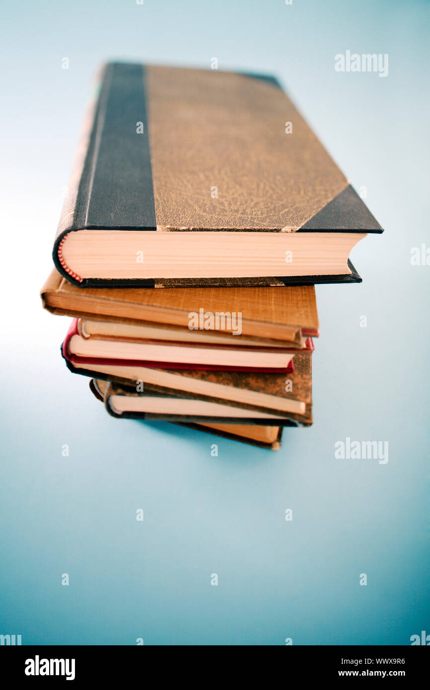 Book pile. Stock Photo
