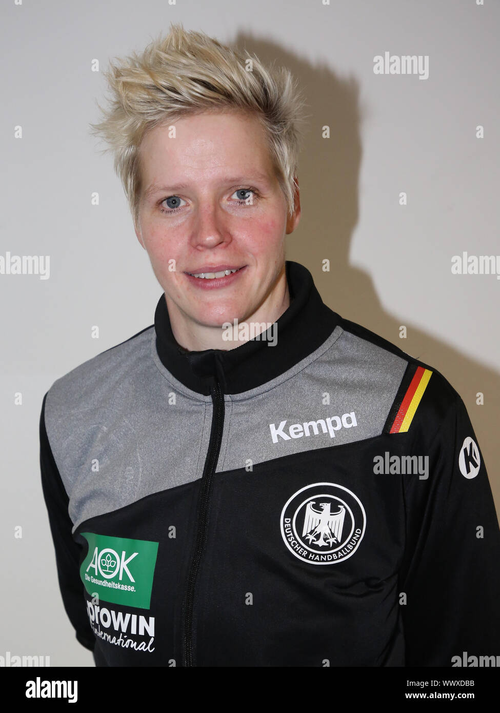 Women's Handball Goalkeeper Clara Woltering (Germany, DHB, BVB 09 Dortmund) Stock Photo