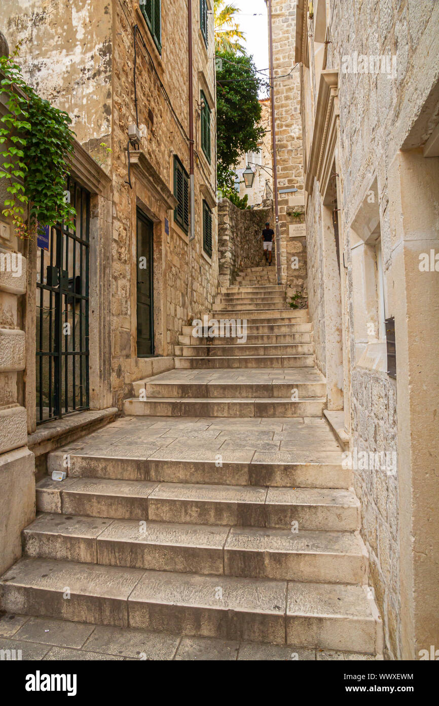 Dubrovnik street Stock Photo