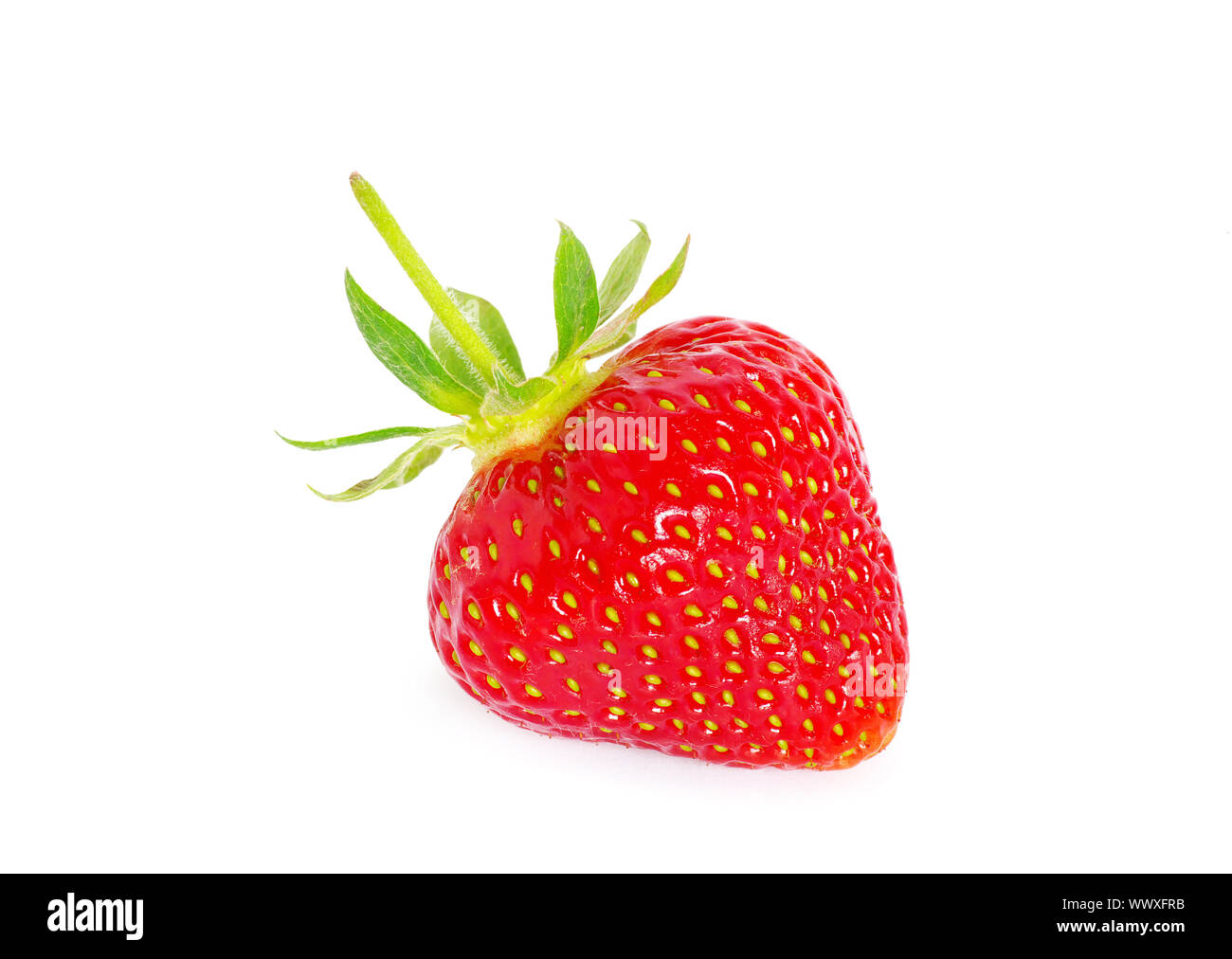 The fresh strawberry isolated on white background Stock Photo - Alamy
