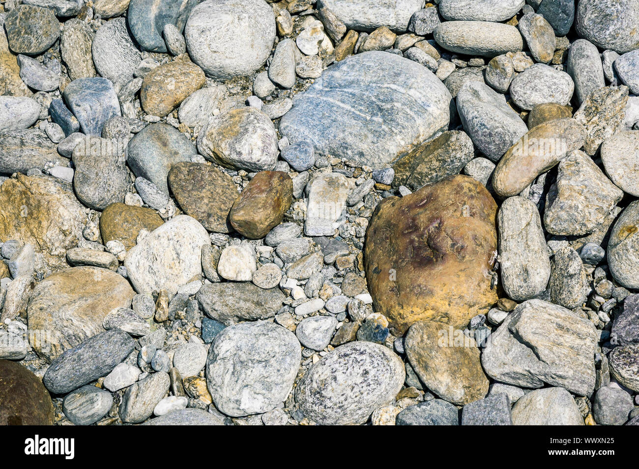 An image of a nice pebbles background Stock Photo