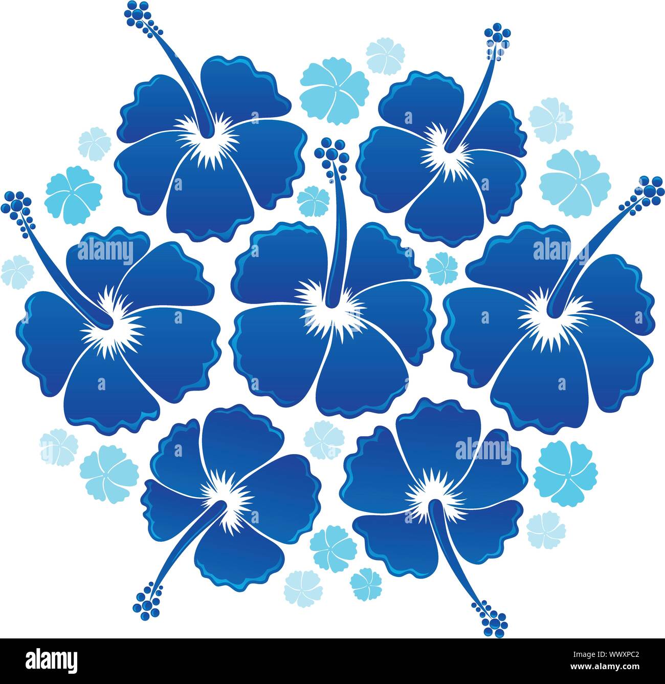Hibiscus theme image 1 Stock Vector Image & Art - Alamy