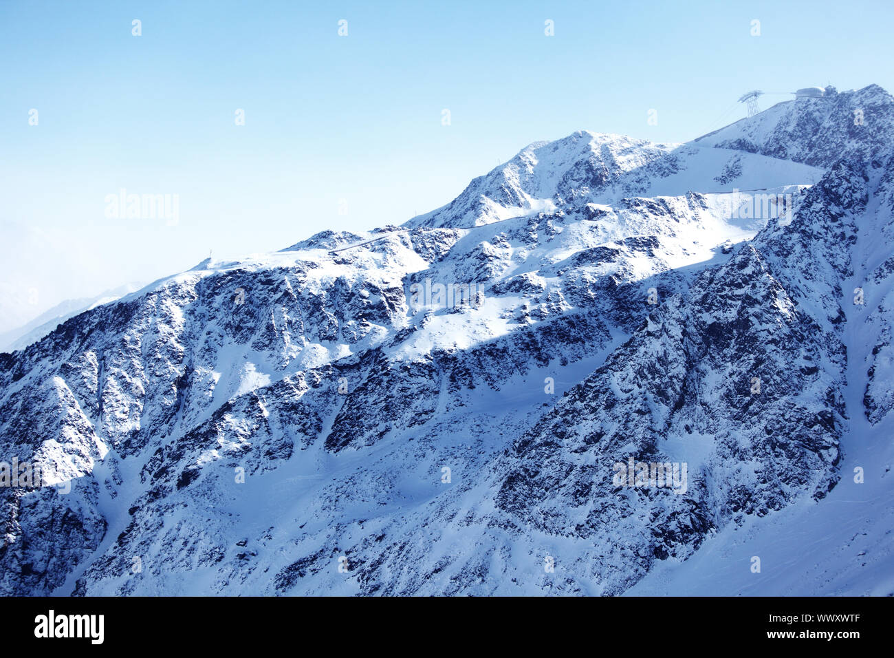 top of alps in sky Stock Photo - Alamy