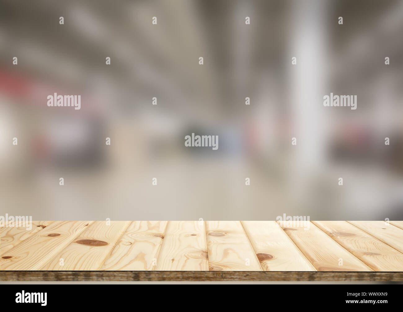 Wooden tabletop background image Stock Photo Alamy