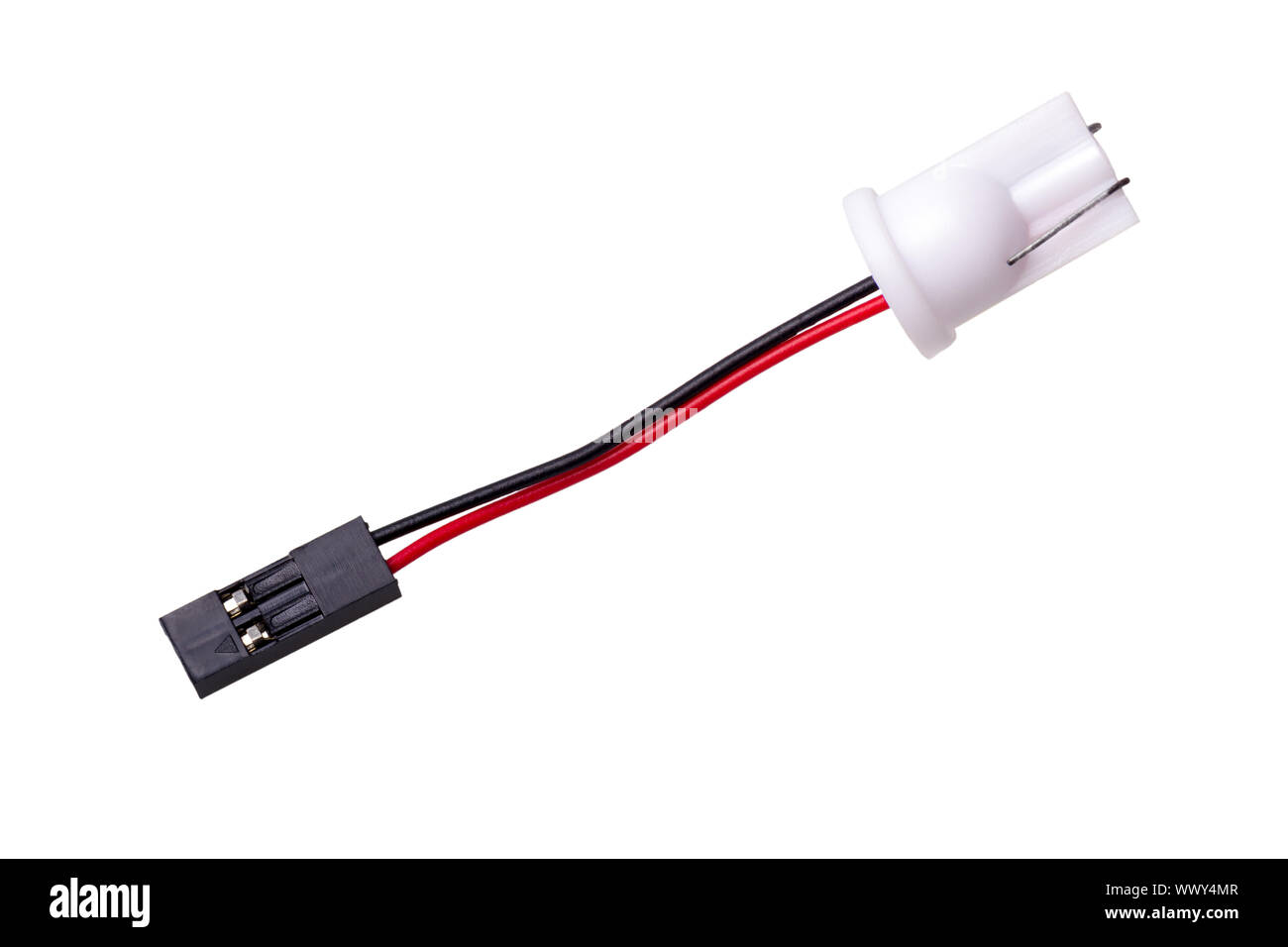 Adapter for car light bulbs on white background Stock Photo Alamy