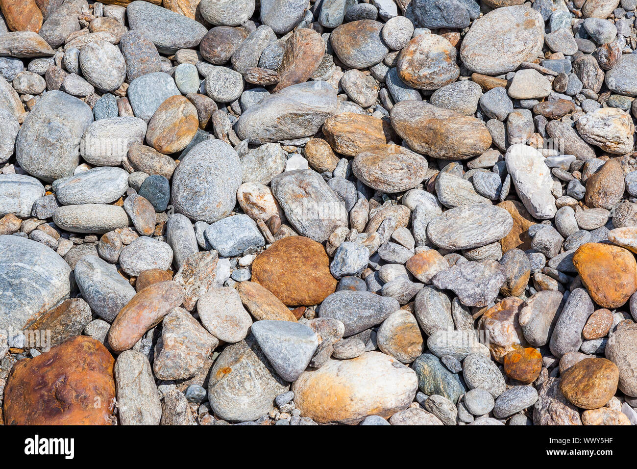 An image of a nice pebbles background Stock Photo