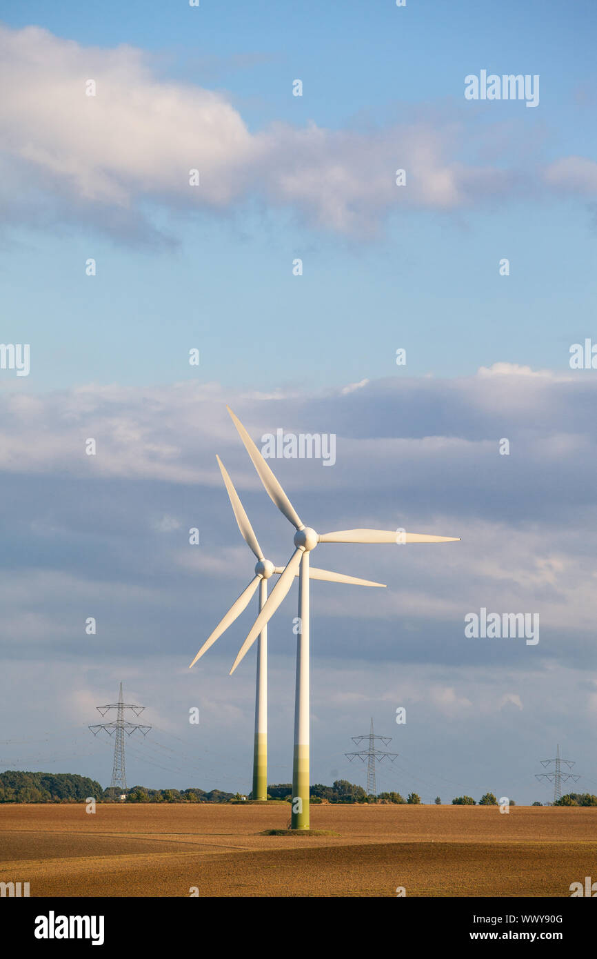 windmills Stock Photo