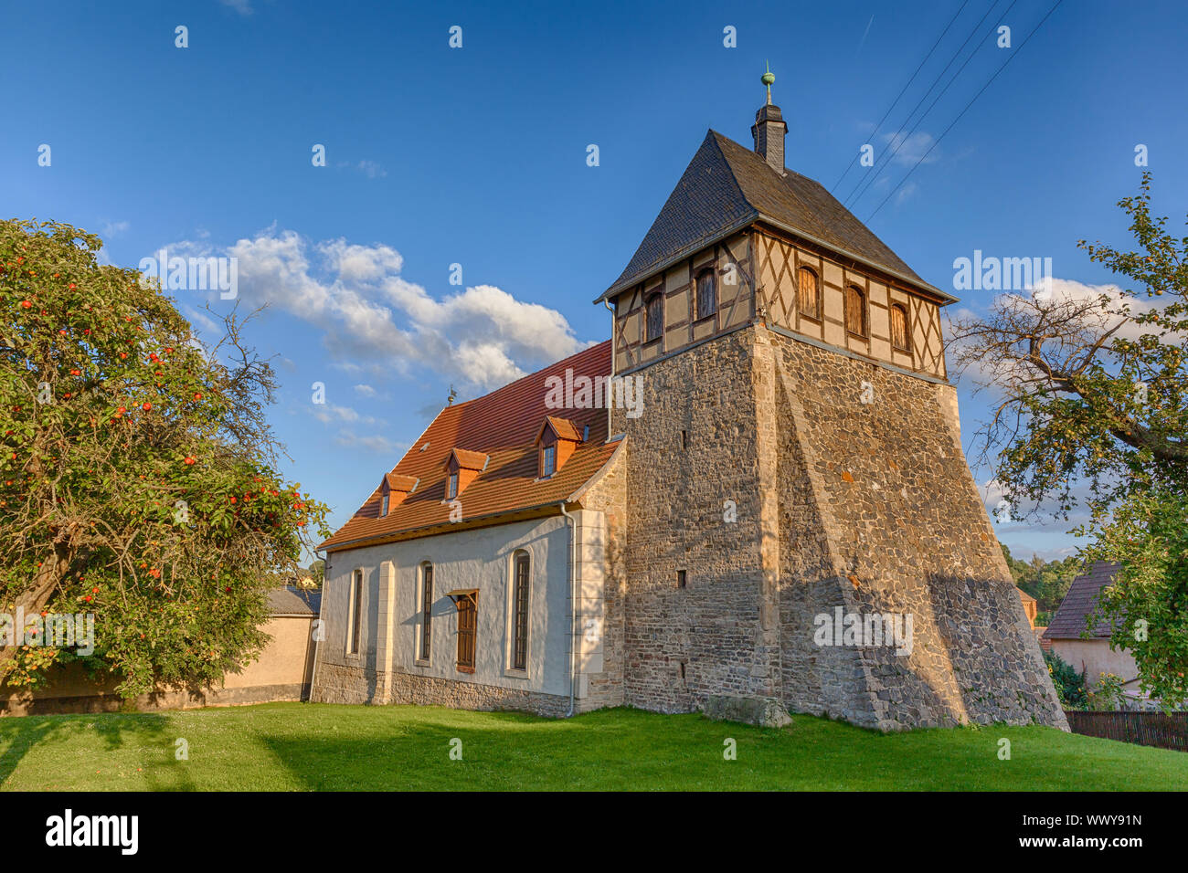 Church Alterode Harz Stock Photo