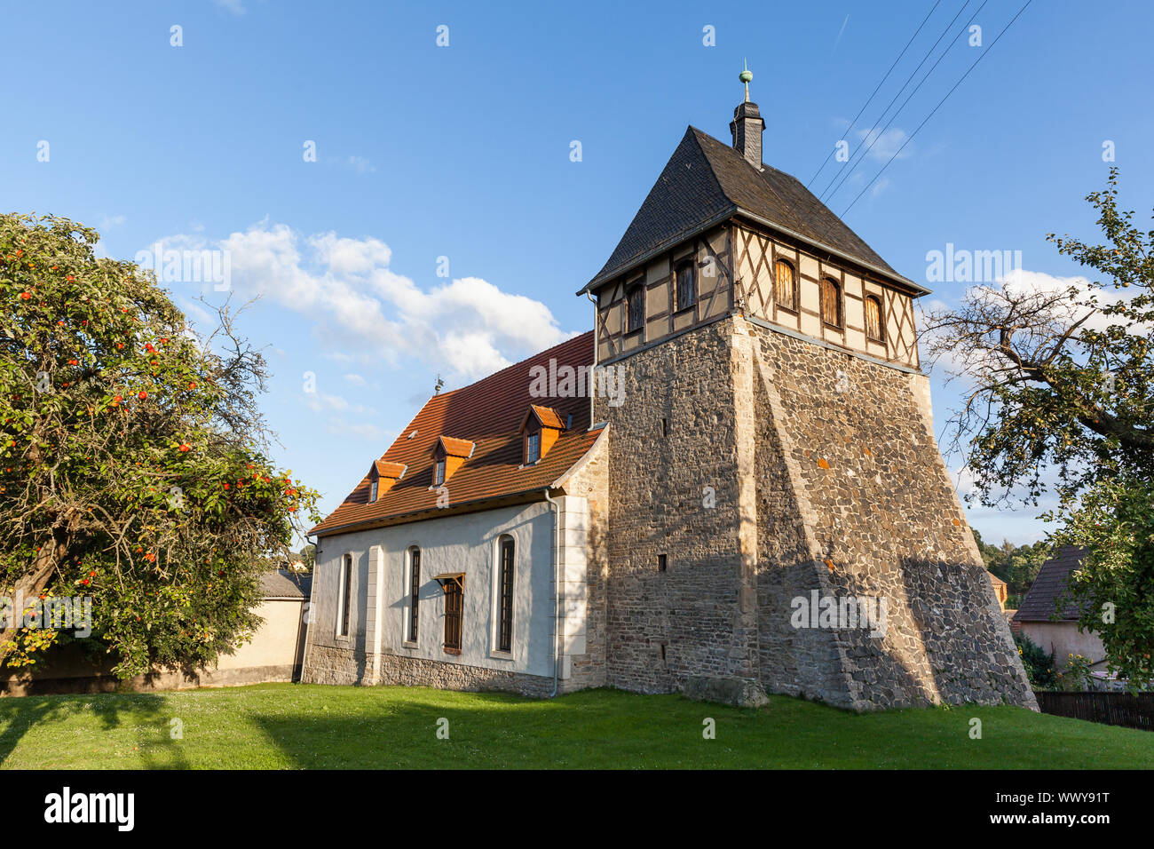 Church Alterode Harz Stock Photo