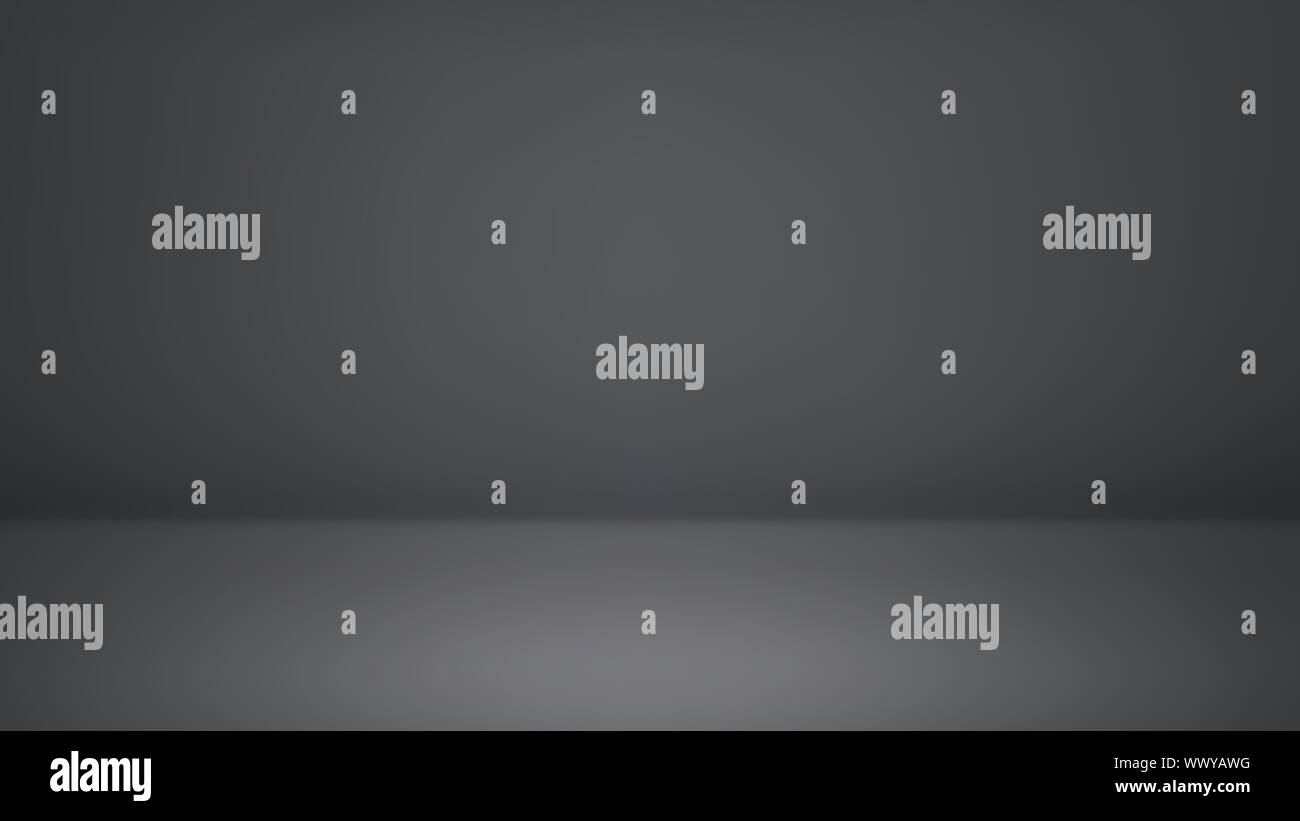 Gray empty room studio gradient with spotlight used for background and ...