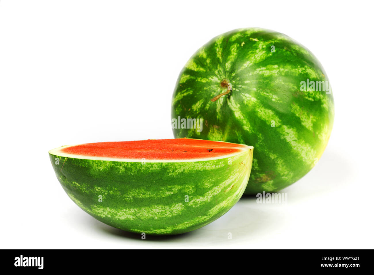 watermelon slice isolated on white Stock Photo - Alamy