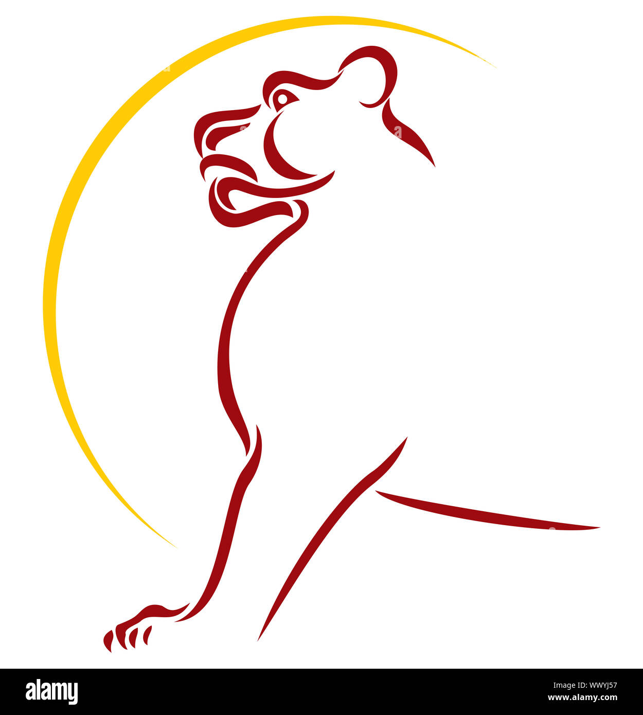 Lion symbol Stock Photo