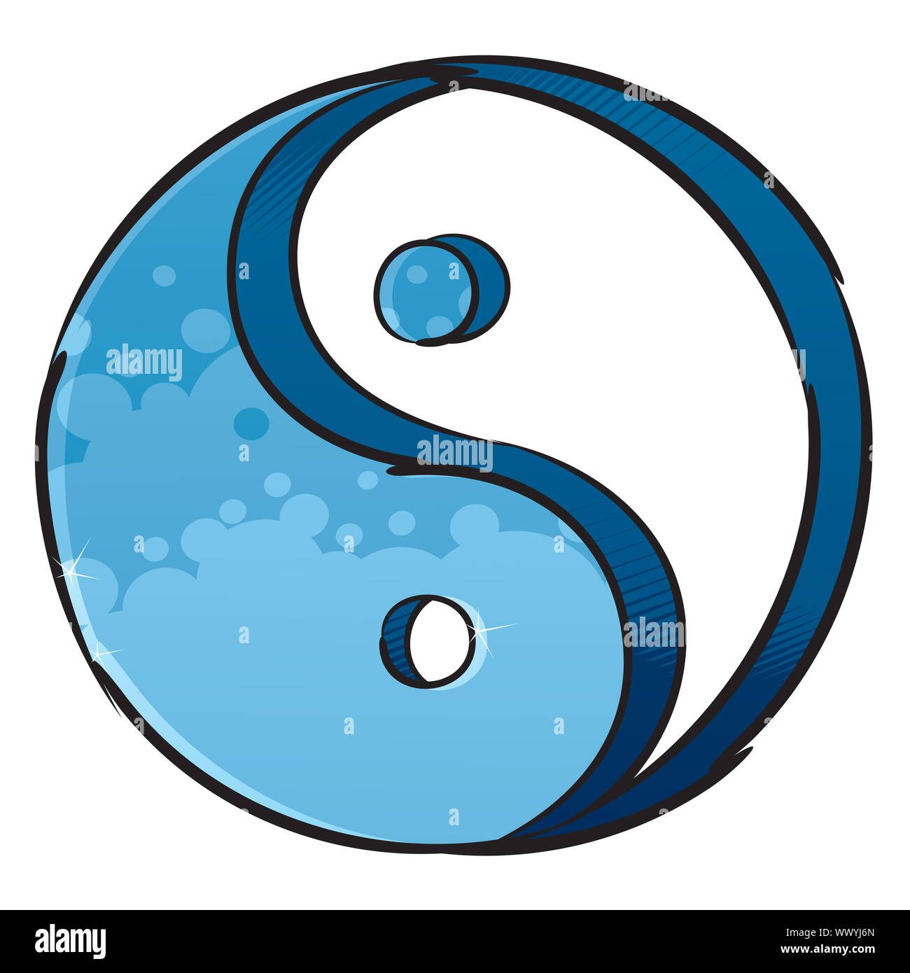 Yin yang hi-res stock photography and images - Alamy