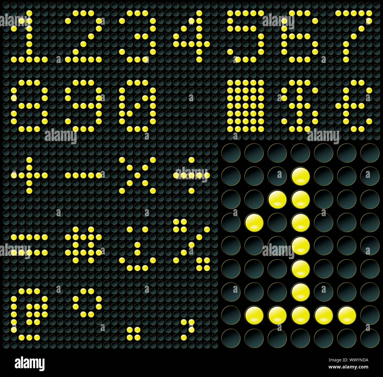 Digits and Symbols Stock Vector Image & Art Alamy