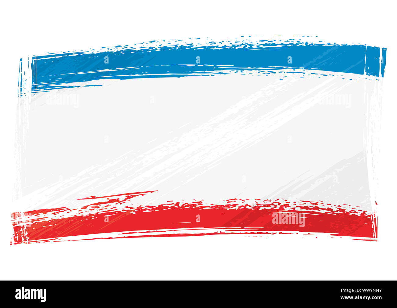 Grunge Crimea flag Stock Photo