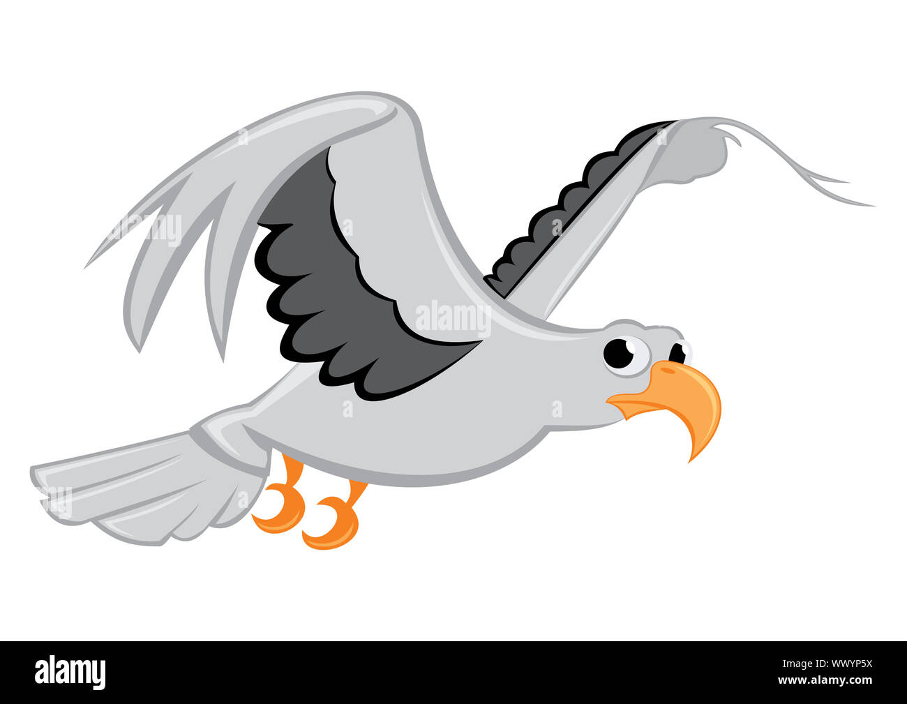 Flying bird clipart hi-res stock photography and images - Alamy