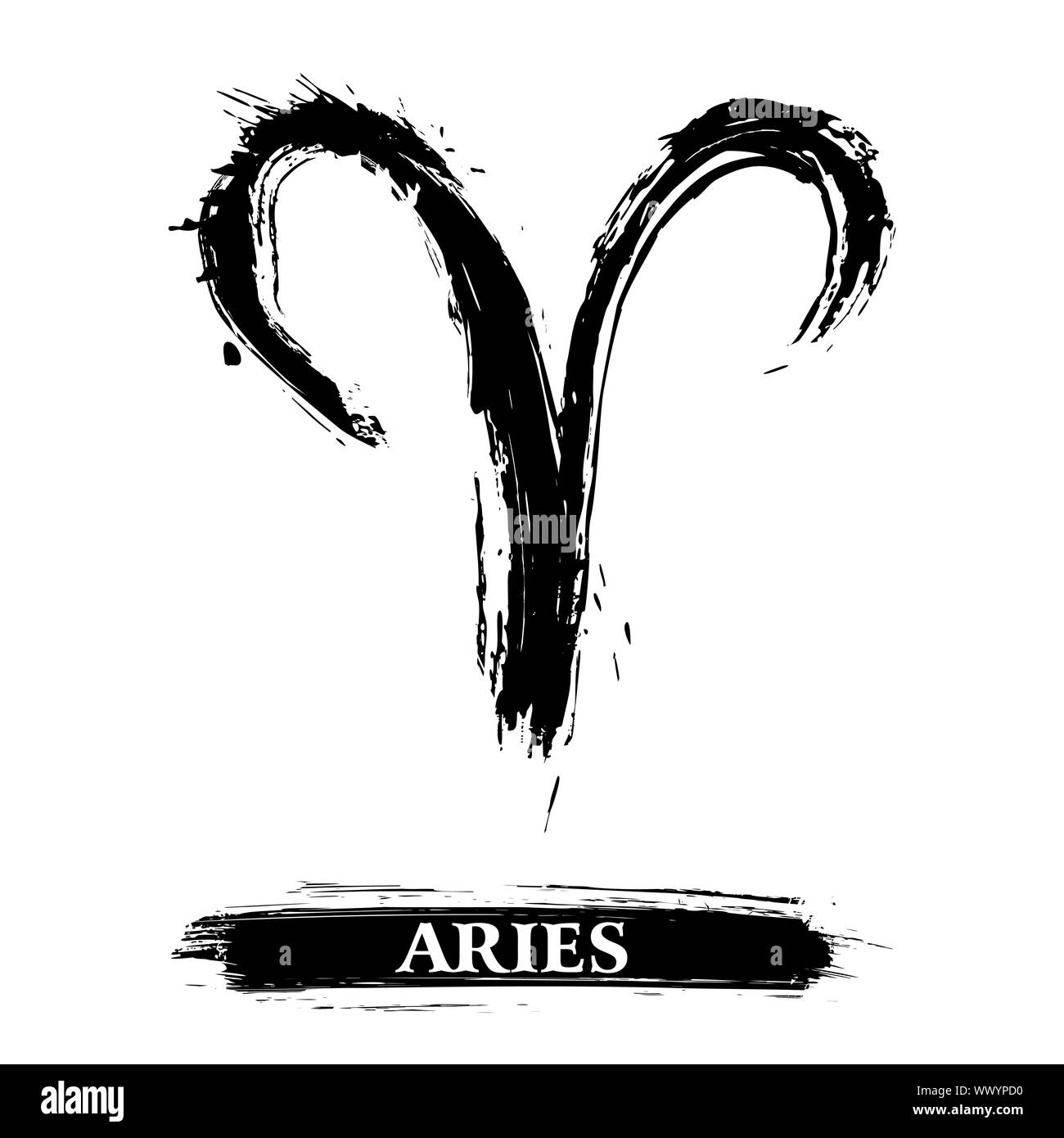 Aries symbol Stock Photo