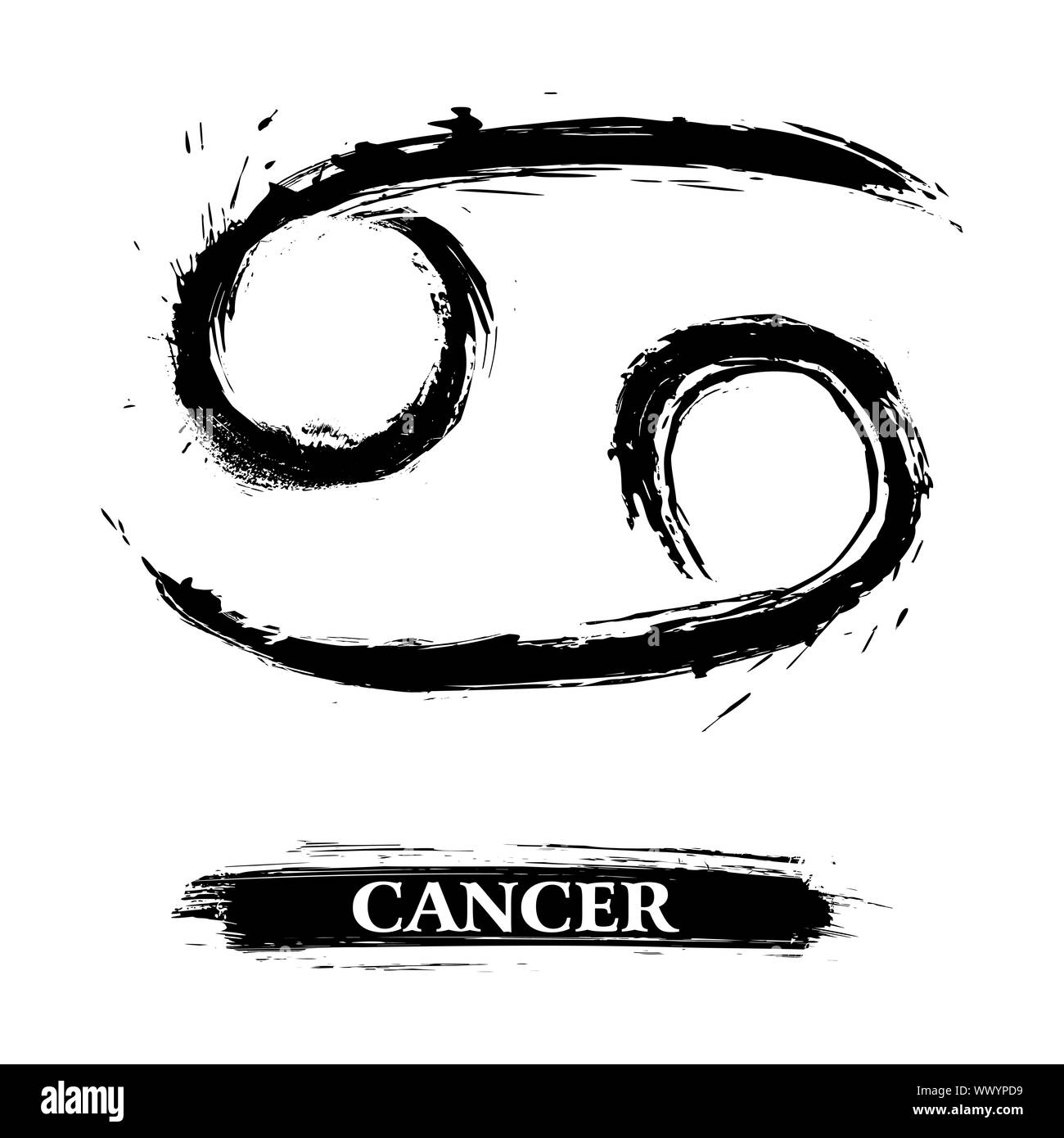 Cancer symbol Stock Photo