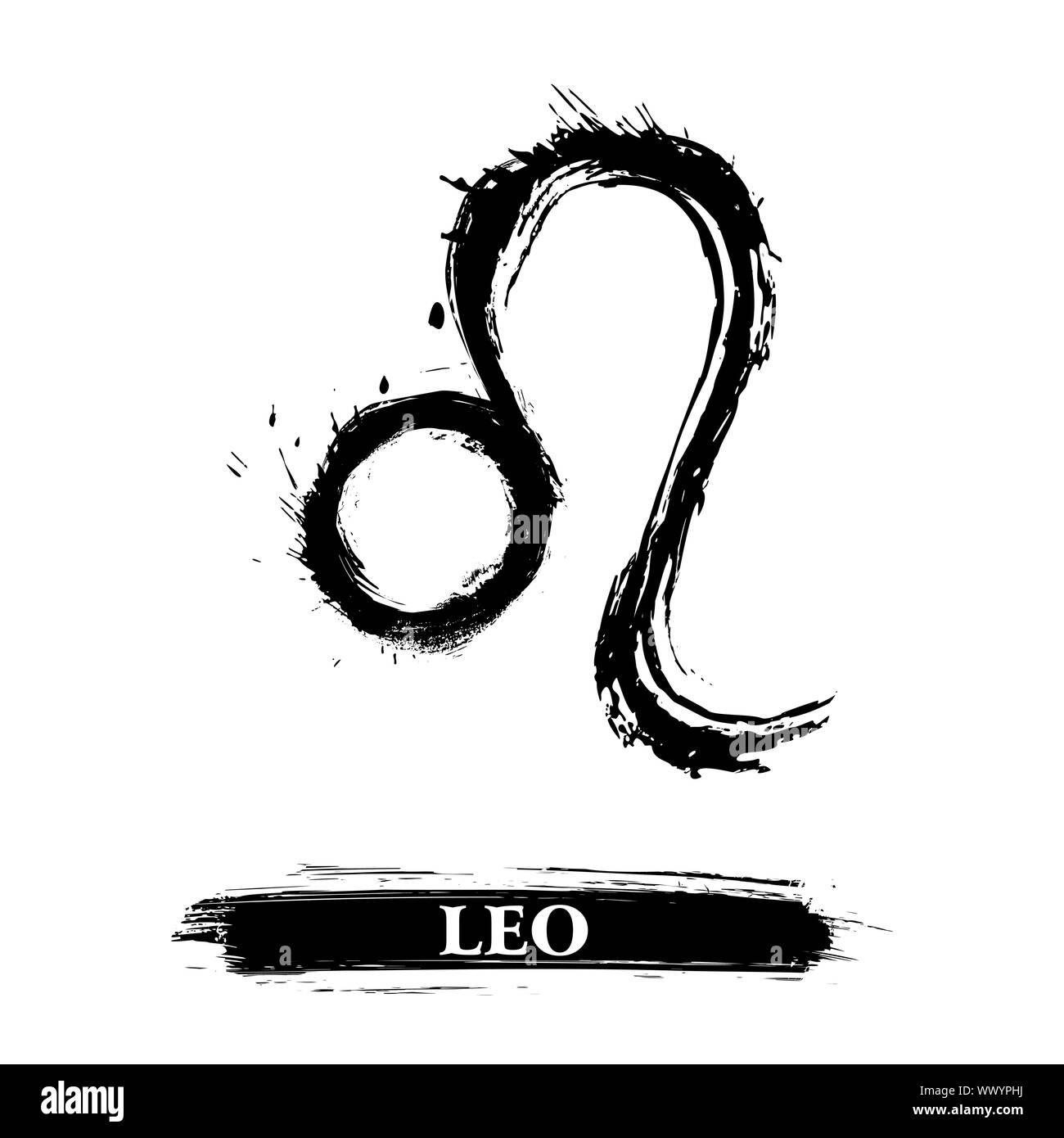 Leo symbol Stock Photo